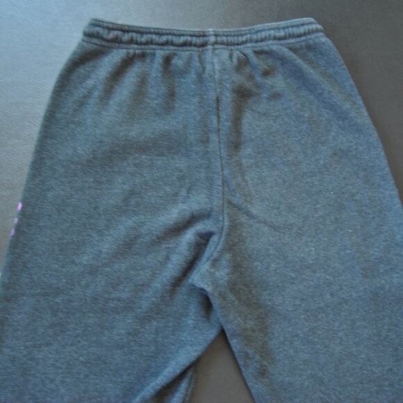 Stussy X-Small Gray & Purple Script Jogger Sweatpants w/ Drawstring - Picture 7 of 9